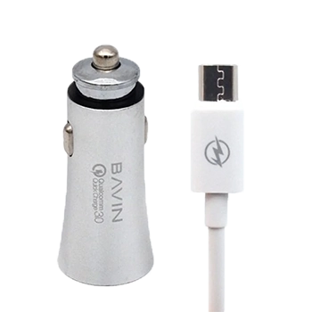 شارژر فندکی باوین مدل PC539 همراه کابل Micro USB